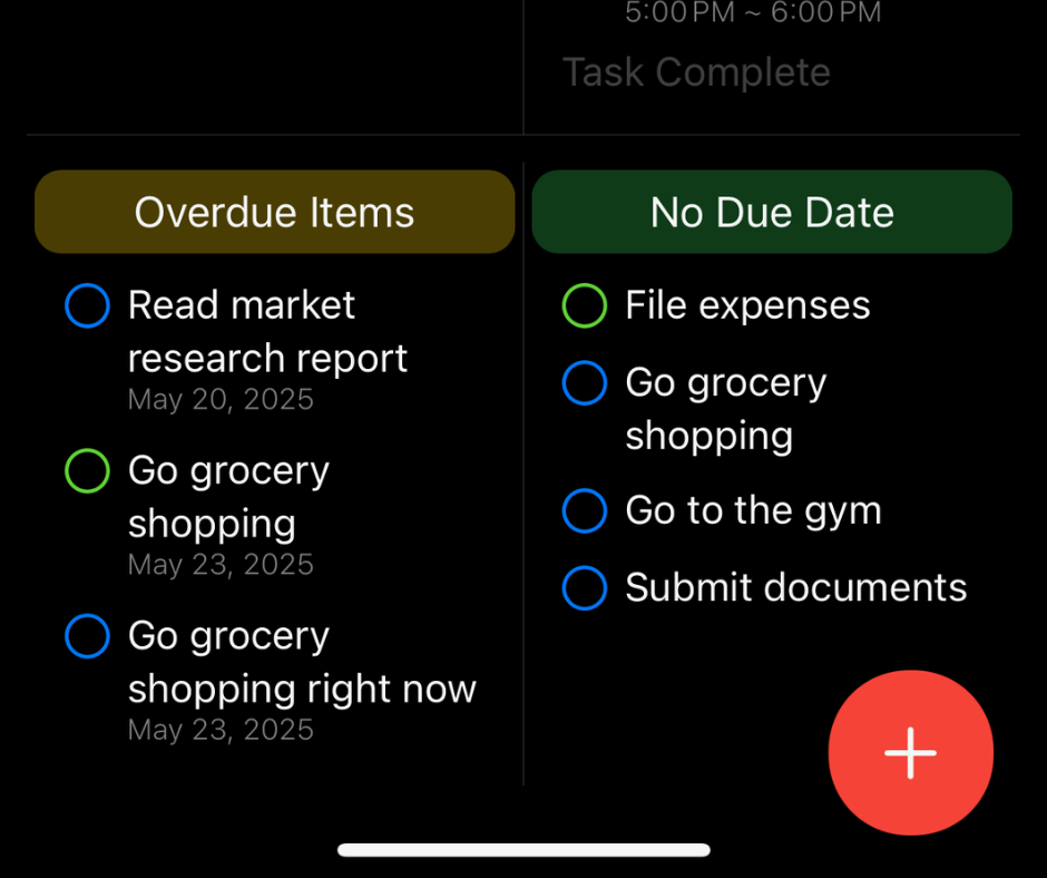 Incomplete Tasks Icon