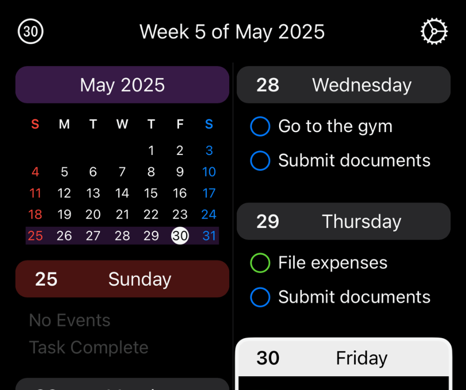 Weekly View Icon